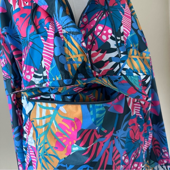 LAUREN JAMES Multicolored Anorak Pullover Water  Resistant Jacket Size Small - Picture 12 of 15